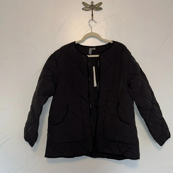 Sweaty Betty On The Move Quilted Jacket Black Puffer NWT L - Picture 4 of 9